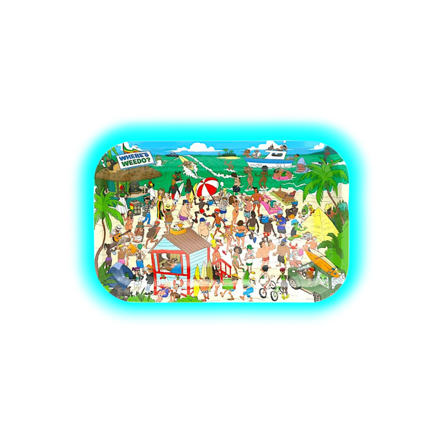 Best Buds Rolling Tray M Wheres Weedo 175 x 275mm