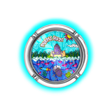 Best Buds Small Glass Ashtrays Purple Haze