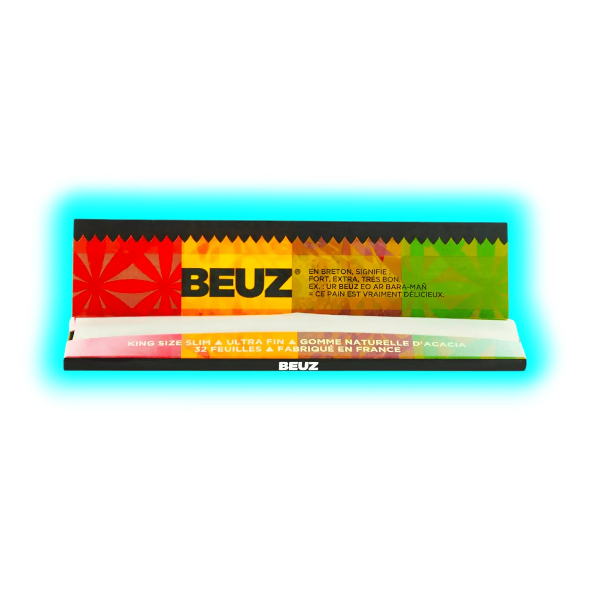 Beuz Papers King Size Slim Organic Hemp Unbleached Display 50pcs