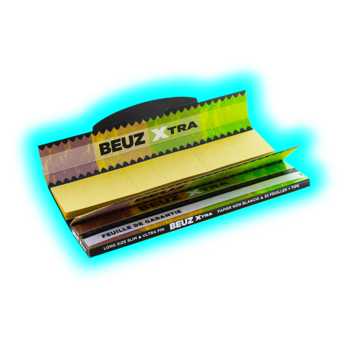 Beuz Papers Xtra Long Papers + Tips Brown Unbleached