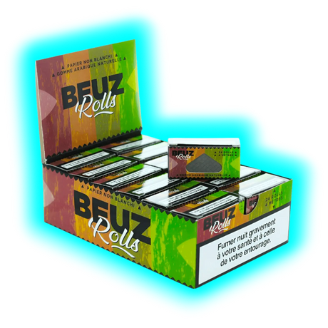 Beuz Rolling Paper Roll Brown Display 24pcs