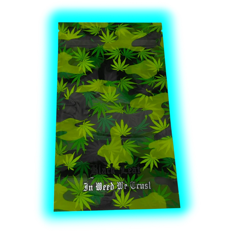 Black Camouflage Smellproof Bags 192 x 102mm 50pcs