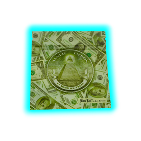 Black Dollar Smellproof Bags 114 x 102mm 50pcs