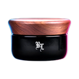 Black Leaf Alu Grinder 4 Parts Wood and Violet Glass