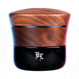 Black Leaf Alu Grinder 4 Parts Wood and Violet Glass