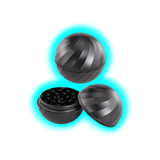 Black Leaf Ball Grinder 4Parts Black