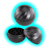 Black Leaf Ball Grinder 4Parts Black