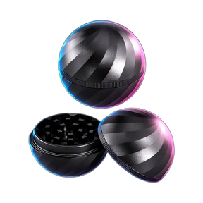 Black Leaf Ball Grinder 4Parts Black