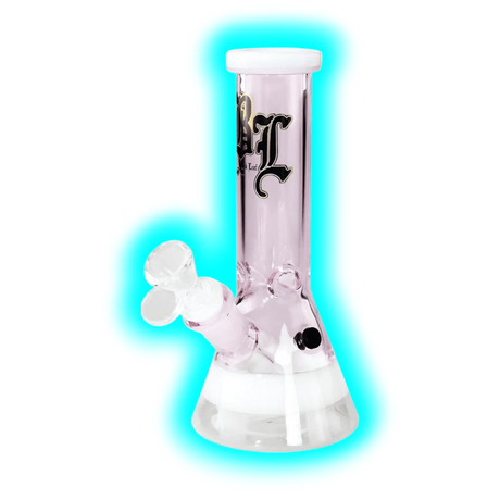 Black Leaf Beaker Bong mini Ice Pink 19.5cm