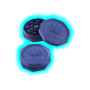 Black Leaf Biodegradable Grinder LEAF 2Parts 62mm Blue