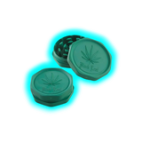 Black Leaf Biodegradable Grinder LEAF 2Parts 62mm Green