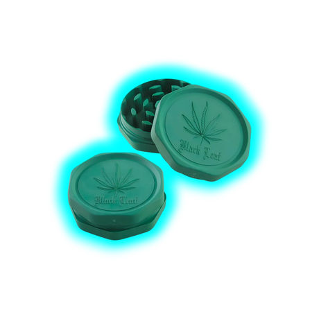 Black Leaf Biodegradable Grinder LEAF 2Parts 62mm Green