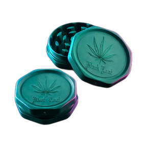Black Leaf Biodegradable Grinder LEAF 2Parts 62mm Green