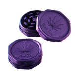 Black Leaf Biodegradable Grinder LEAF 2Parts 62mm Purple