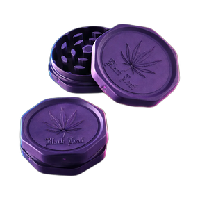 Black Leaf Biodegradable Grinder LEAF 2Parts 62mm Purple