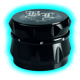 Black Leaf Crown Metalgrinder 4-teilig Black