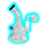 Black Leaf Dab Rig mit Lochdiffusor 15.5cm Blau