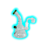 Black Leaf Dab Rig mit Lochdiffusor 15.5cm Grün
