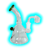Black Leaf Dab Rig mit Lochdiffusor 15.5cm Grün