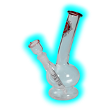Black Leaf DEA Glass Bong 19cm