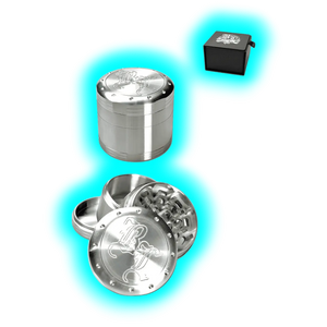 Black Leaf Deep Engraving Grinder 4-parts