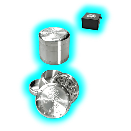 Black Leaf Deep Engraving Grinder 4-parts