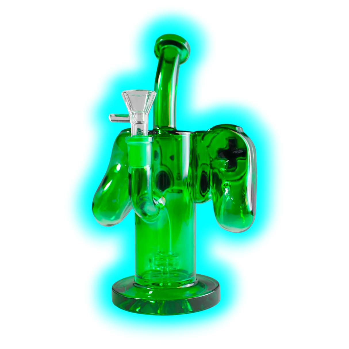 Black Leaf Diffusorbong Gamepad Green