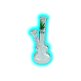 Black Leaf Glas Bong Doppelkugel 25cm