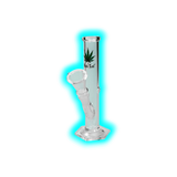 Black Leaf Glass Bong 20cm