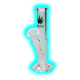 Black Leaf Glass Bong 20cm