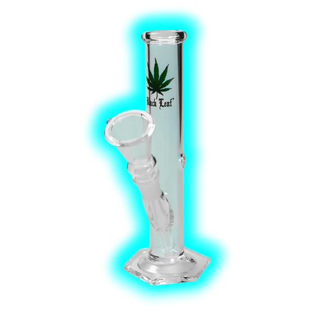 Black Leaf Glass Bong 20cm