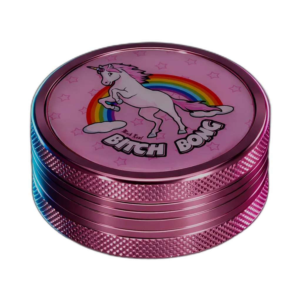 Black Leaf Grinder Bitch Bong 2 Parts