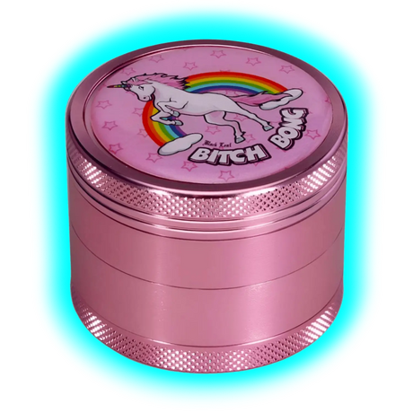 Black Leaf Grinder Bitch Bong 4 Parts