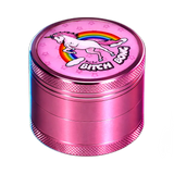 Black Leaf Grinder Bitch Bong 4 Parts