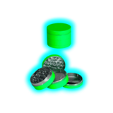 Black Leaf Grinder Glow in the Dark 4 Parts