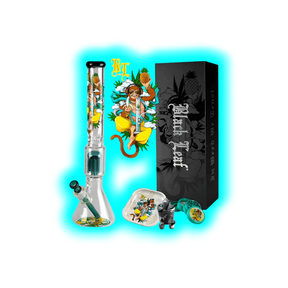 Black Leaf Hanuman Bong Set