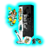 Black Leaf Hanuman Bong Set Straight
