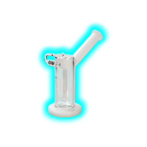 Black Leaf Honeybubbler With Honeypot White