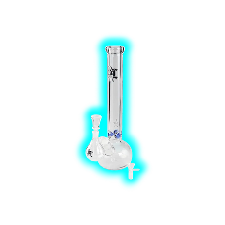 Black Leaf Ice Bong 9mm mit Vorkühler 38cmBlack Leaf