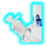 Black Leaf Ice Bong 9mm mit Vorkühler 44.5cm