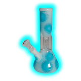 Black Leaf Ice Bong Domeperkolator Blue 21.5 cm