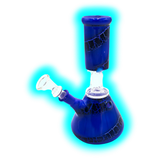 Black Leaf Ice Bong Kuppelperkolator Blu