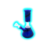 Black Leaf Ice Bong Kuppelperkolator Blu