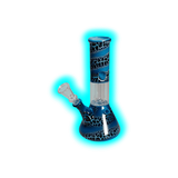 Black Leaf Ice Bong Kuppelperkulator Hellblau