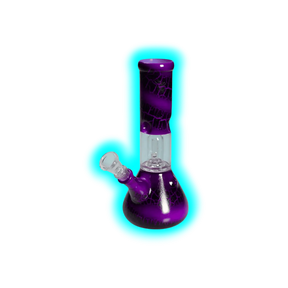 Black Leaf Ice Bong Kuppelperkulator Violet
