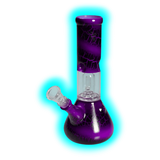 Black Leaf Ice Bong Kuppelperkulator Violet