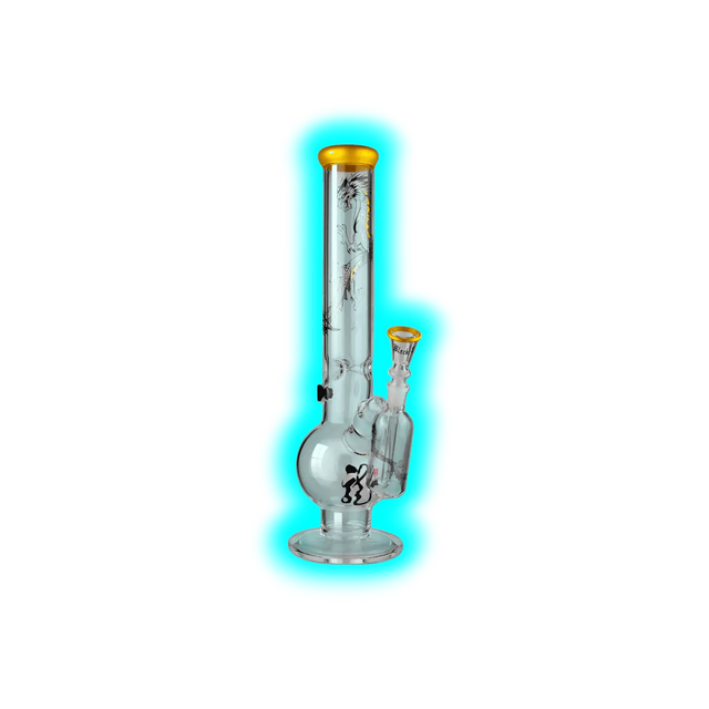 Black Leaf Ice Bong mit Vorkühler 45cm