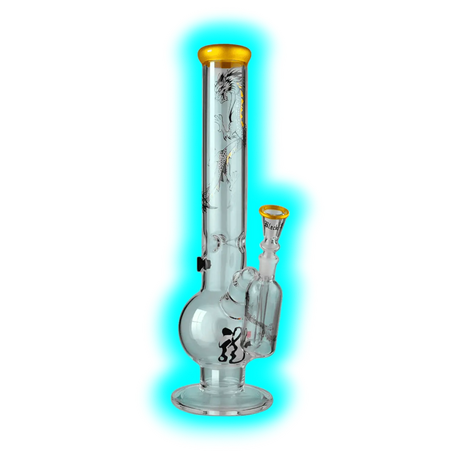 Black Leaf Ice Bong mit Vorkühler 45cm