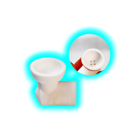 Black Leaf Kopf Keramik