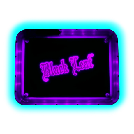 Black Leaf LED Mixingtray Violett
